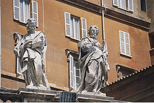 雕塑,建筑,梵蒂冈城,罗马,意大利