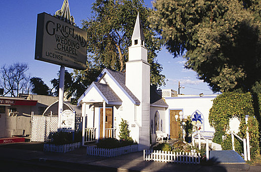结婚教堂,城市,拉斯维加斯,内华达,美国