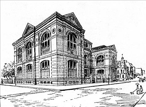 图书馆,纽约,美国,1891年
