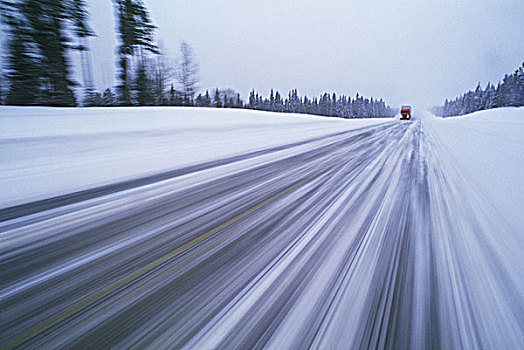 货车运输,阿拉斯加公路,不列颠哥伦比亚省,加拿大