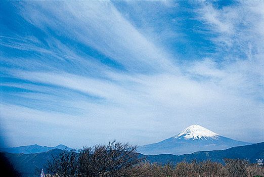 日本富士山风光