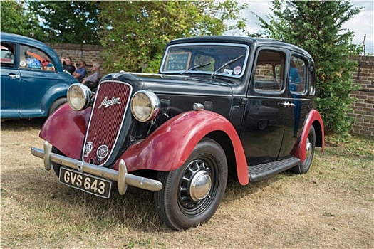 黑色,红色,老爷车