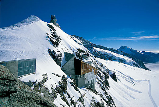 瑞士少女峰的斯芬克斯观景台