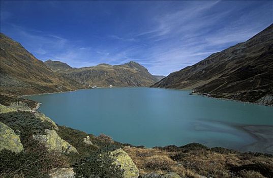 湖,水库,希尔弗莱塔,奥地利