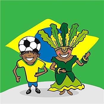 欢迎,巴西,人