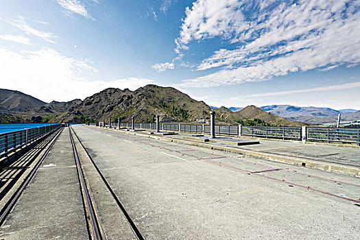 道路,水泥,坝