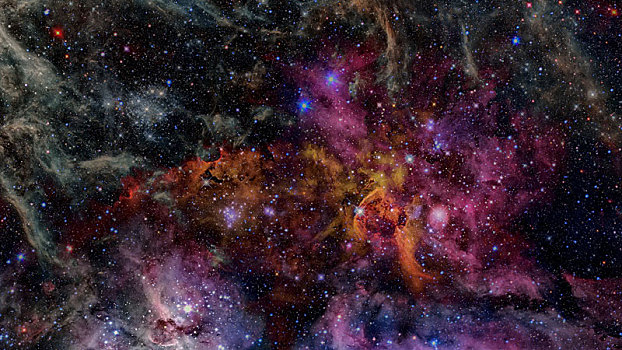 空旷,星云,星系,图像,美国宇航局