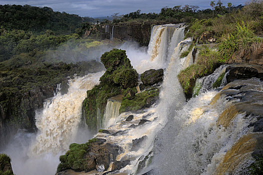 阿根廷,伊瓜苏,国家公园,伊瓜苏瀑布,风景,瀑布