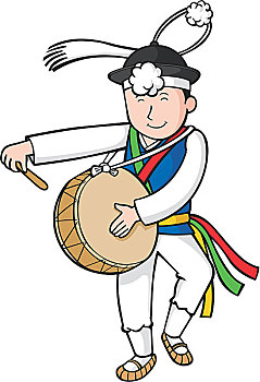 韩国,传统,跳舞
