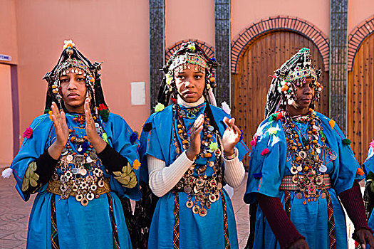 女人,阿加迪尔,摩洛哥