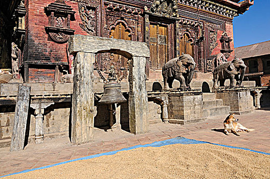 庙宇,世界遗产,加德满都山谷,尼泊尔,亚洲