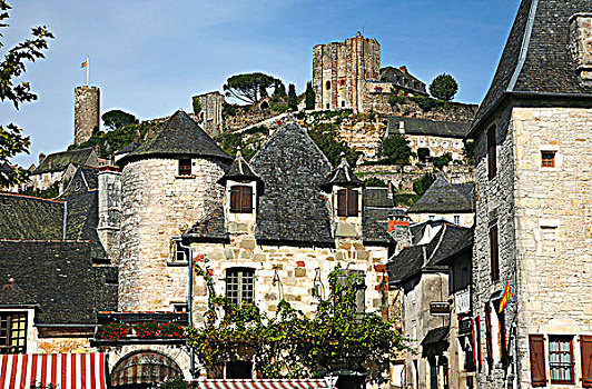 法国,利莫辛,中世纪,乡村,城堡