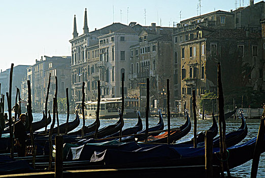 意大利,威尼斯,大运河,小船