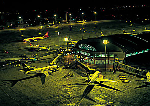 首都机场停机坪