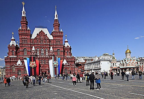 欧洲,俄罗斯,莫斯科,历史,博物馆,红场,东正教