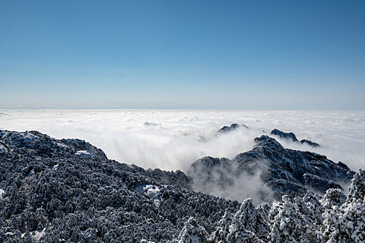 安徽黄山自然风光