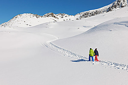 雪中,奥地利