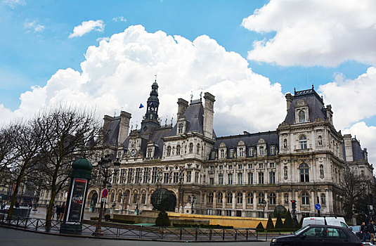 法国巴黎,市政厅