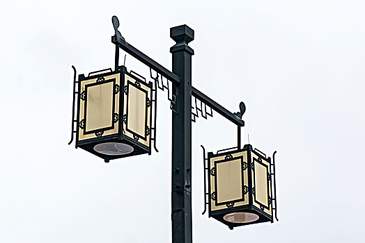 江西省赣州市街道路灯装饰景观