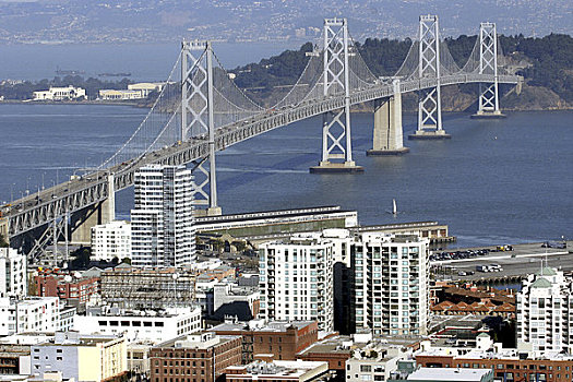 美国,加利福尼亚,旧金山,海湾大桥