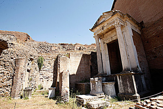 意大利,罗马,古城遗址