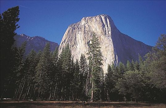 石头,船长峰,优胜美地国家公园,加利福尼亚,美国,北美,世界遗产