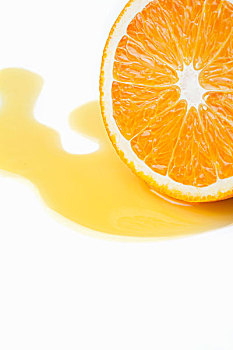 平分,橙色,果汁