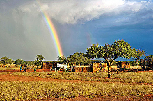 纳米比亚,达马拉兰,地区,乡村
