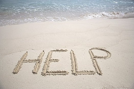 帮助,书写,海滩,国家公园,博奈尔岛,荷属列斯群岛