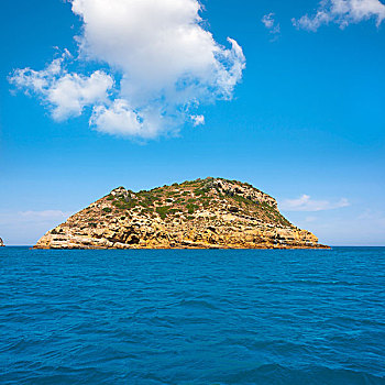 岛屿,地中海,阿利坎特,西班牙