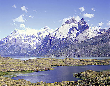 智利,巴塔哥尼亚,国家公园,咸水,南美,拉丁美洲,目的地,景象,自然,风景,世界遗产,湖,山,荒芜