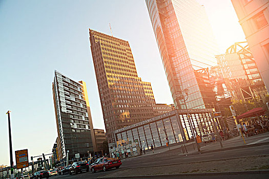 建筑,波兹坦广场,柏林