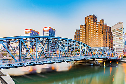 上海桥梁建筑外白渡桥