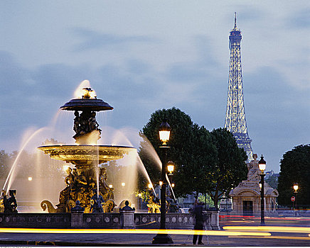 地点,协和飞机,埃菲尔铁塔,巴黎,法国