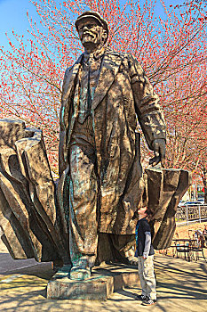 列宁,雕塑,弗里蒙特,西雅图