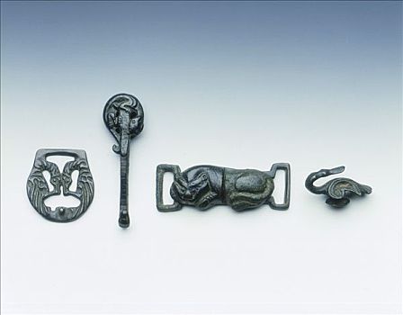 四个,青铜,东方,中国,公元前3世纪,艺术家,未知