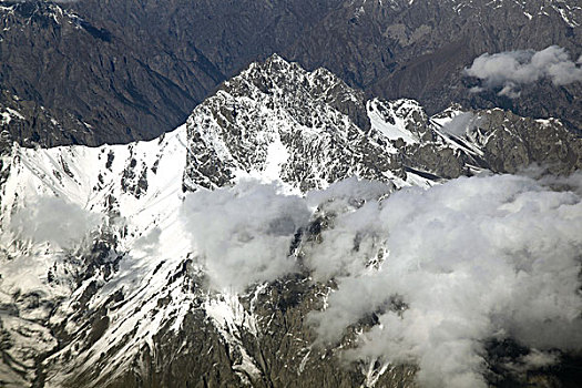 天山山脉地形地貌,天山山脉,依连哈比尔尕山冰川
