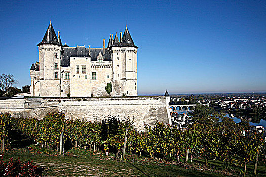 法国,曼恩-卢瓦尔省,安茹,索米尔,城堡,14世纪,15世纪,16世纪,世纪,卢瓦尔河