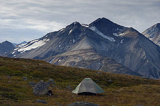 露营,帐蓬,山,省立公园,不列颠哥伦比亚省,加拿大