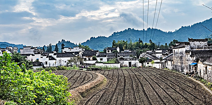 安徽省歙县西递古民居建筑景观