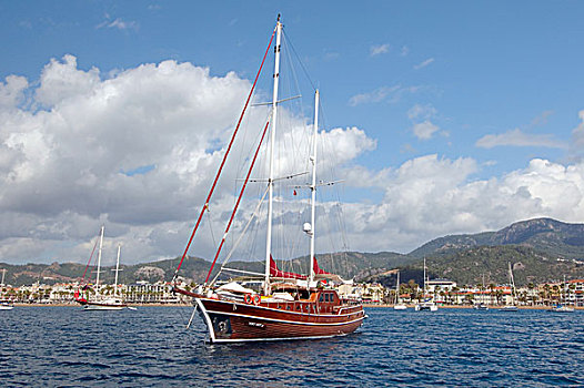 帆船,土耳其,西亚