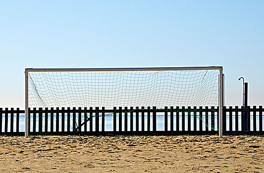 足球,海滩