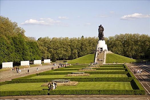 苏联,纪念,公园,柏林,德国,欧洲