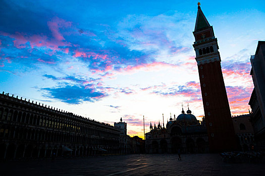 威尼斯,风景,日出
