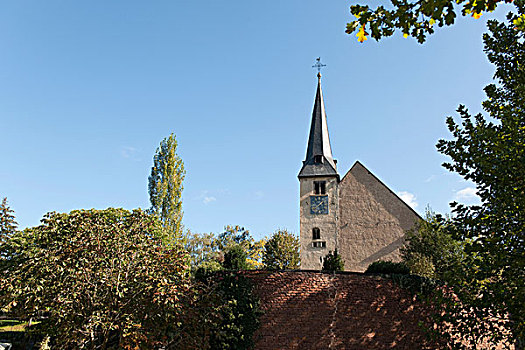 教堂,莱茵兰普法尔茨州,德国,欧洲