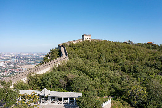 石家庄市,抱犊寨风景区,航拍画面