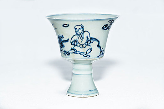 蓝色,白色,茎,杯子,两个,学者,风景,一半,15世纪,艺术家,未知