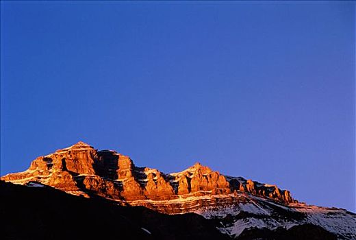 顶峰,碧玉国家公园,艾伯塔省,加拿大