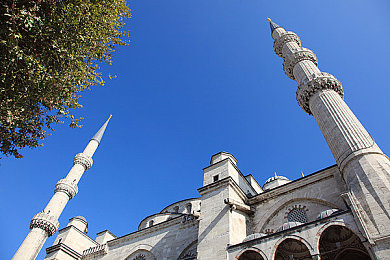 蓝色清真寺图片