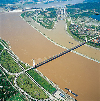 西陵峡段长江大桥